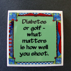 Diabetes or Golf-Its How You Shoot Magnet  Diabetes, Golf, Its How You Shoot Magnet, Medical