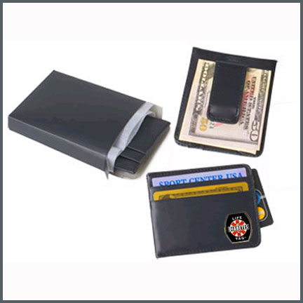 LIFETAG Medical ID Leather Money Clip Wallet ID LIFETAG, Medical ID, Leather, Money Clip, Wallet ID