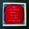 No Cheating Allowed Except on Weekends Magnet  No Cheating, Allowed Except on Weekends , Magnet , Medical ID